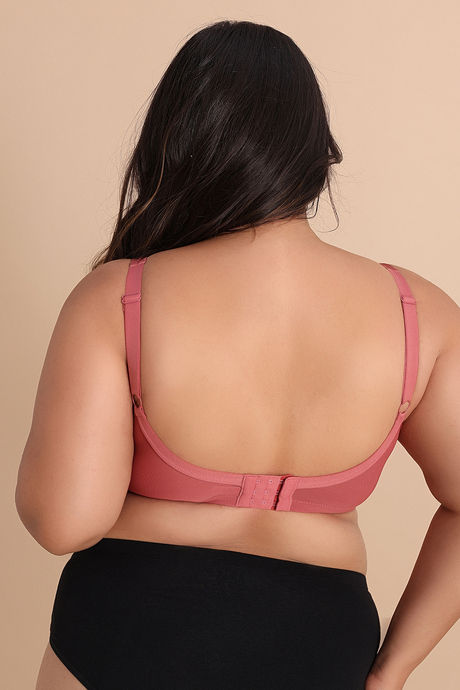 Zivame True Curv Single Layered Non Wired Full Coverage Lightweight Super Support Bra - Dusty Cedar — image 4